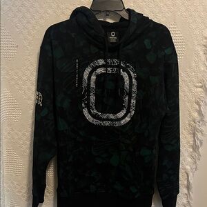 Overtime Black and Green Hoodie
